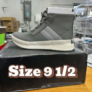 Sorel Men's Charcoal High-Top Sneakers